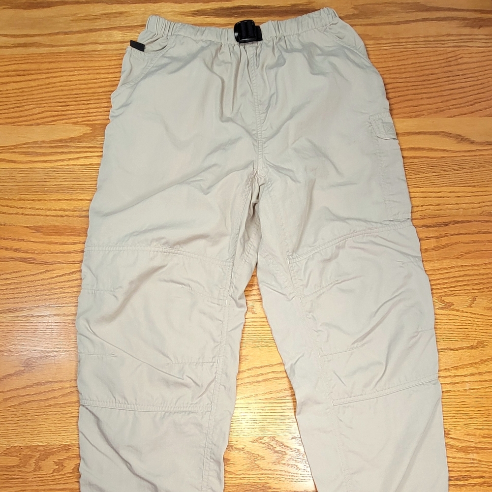 The North Face Cargo Pants Pockets Womens Large (26" Elastic Waist) Beige - Picture 4 of 15